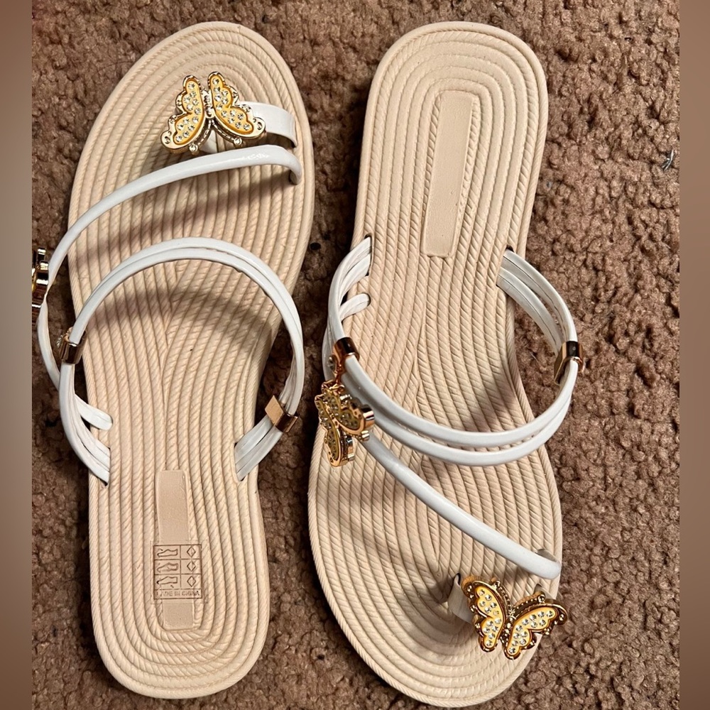 women butterfly sandals